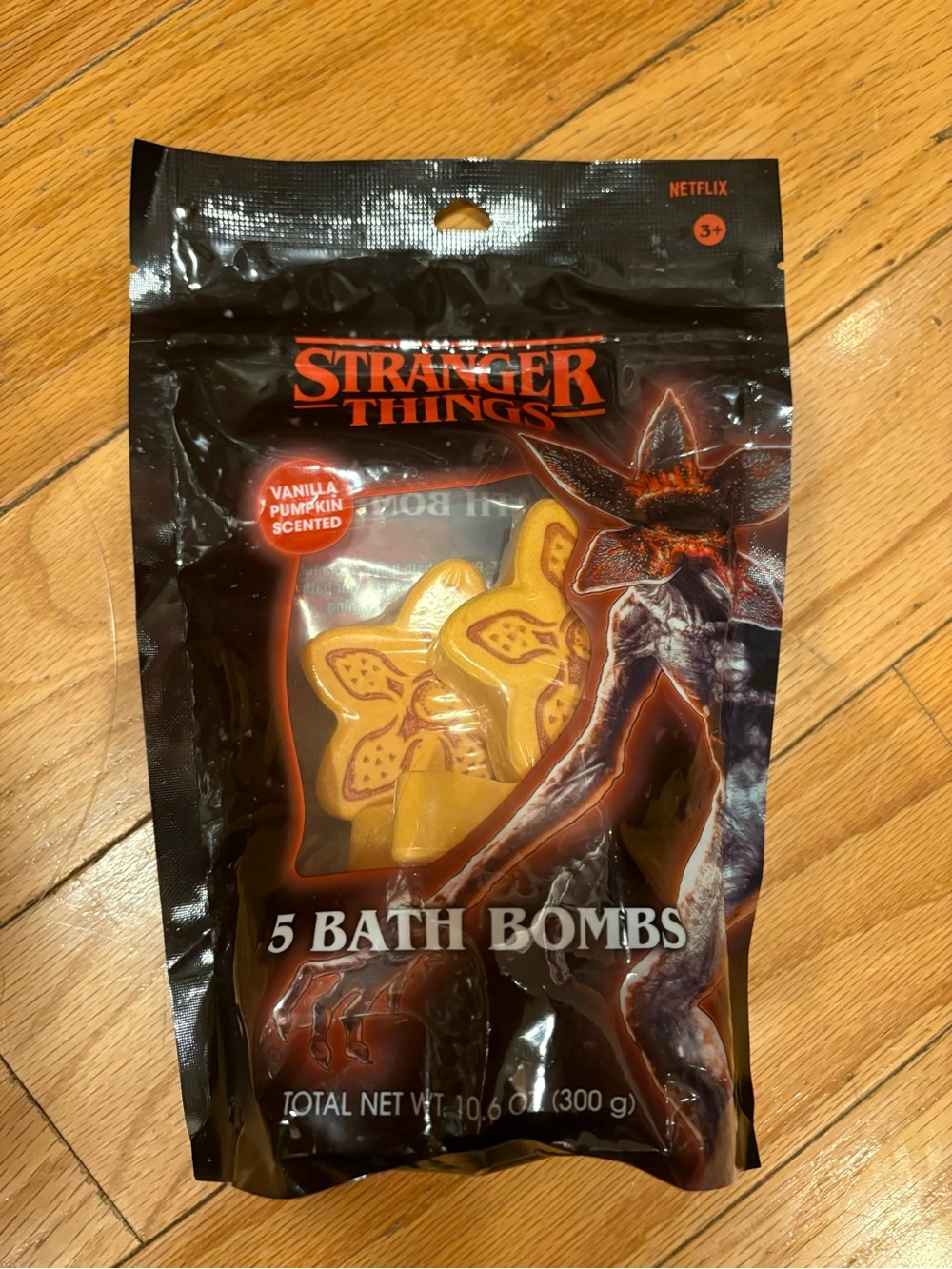 Stranger ThinesVanilla Pumpkin Scented Yellow Bath Bombs - 5 Pack